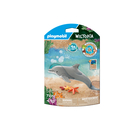 Figurine dauphin pour enfant WILTOPIA en plastique - 5 pièces